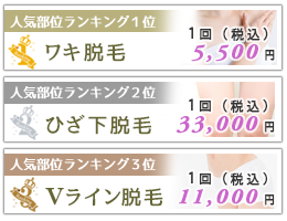 脱毛ランキング